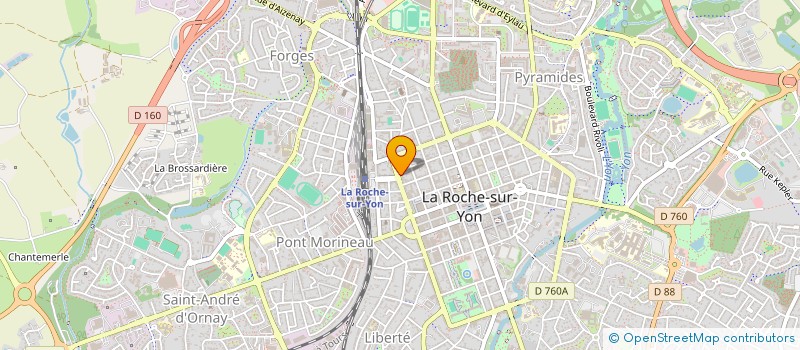 localisation de l'entreprise SCI G. INTER JURIS à LA ROCHE-SUR-YON