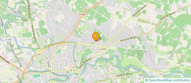 localisation de l'entreprise SCI G & J  CARPENTRAS