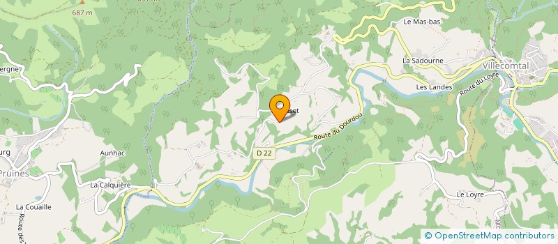 localisation de l'entreprise SCI G.J.B.  VALADY