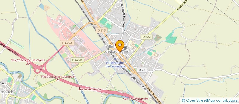 localisation de l'entreprise SCI G.J.M.  VILLEFRANCHE-DE-LAURAGAIS