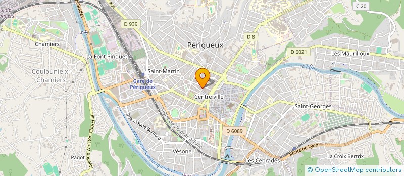 localisation de l'entreprise SCI G.J.P. IMMOBILIER à PERIGUEUX
