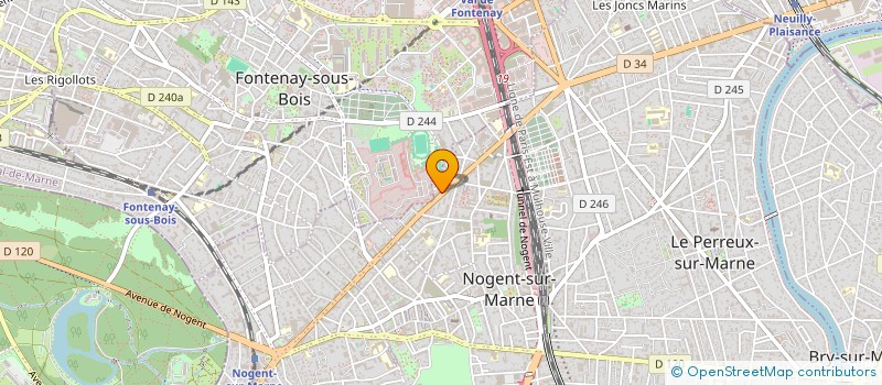 localisation de l'entreprise SCI G&K INVEST à NOGENT-SUR-MARNE
