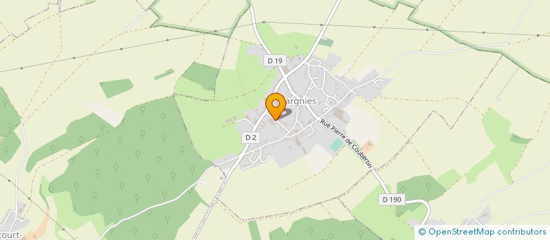 localisation de l'entreprise SCI G.L  DARGNIES