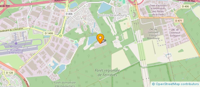 localisation de l'entreprise SCI G L  CROISSY-BEAUBOURG