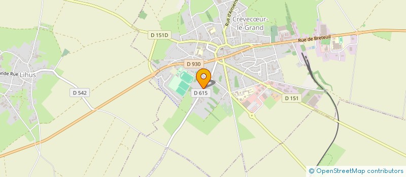 localisation de l'entreprise SCI G.L.  CREVECUR-LE-GRAND