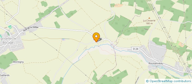 localisation de l'entreprise SCI G.L.  EGRISELLES-LE-BOCAGE