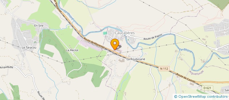 localisation de l'entreprise SCI G.L  AIGUEFONDE