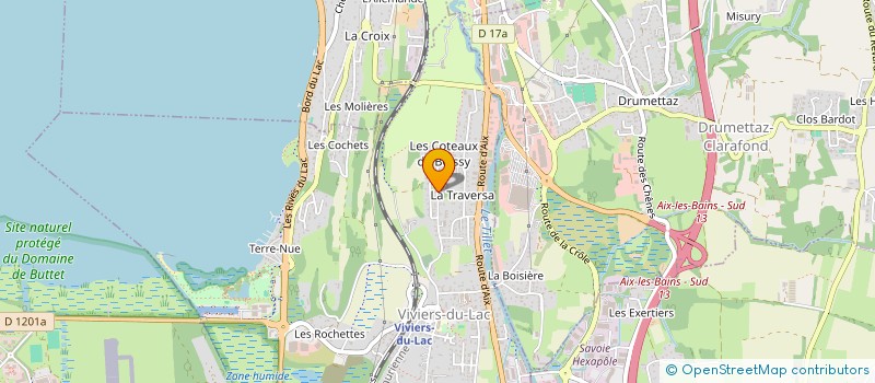 localisation de l'entreprise SCI G&L  VIVIERS-DU-LAC