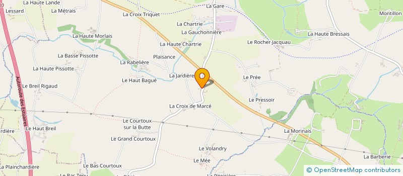 localisation de l'entreprise SCI G.L.C.  SAINT-GERMAIN-EN-COGLES