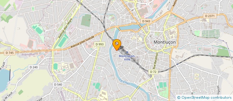 localisation de l'entreprise SCI G.L IMMOBILIER à MONTLUCON