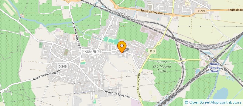 localisation de l'entreprise SCI G.L.J.  MANDUEL