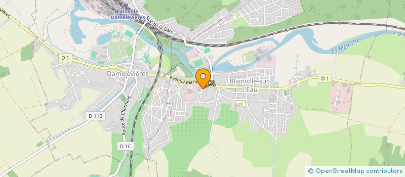 localisation de l'entreprise SCI G.L.P  BLAINVILLE-SUR-L'EAU