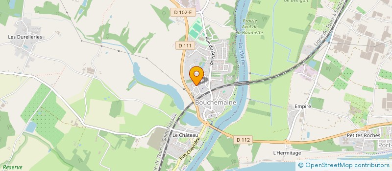 localisation de l'entreprise SCI G.L.P.G.  BOUCHEMAINE