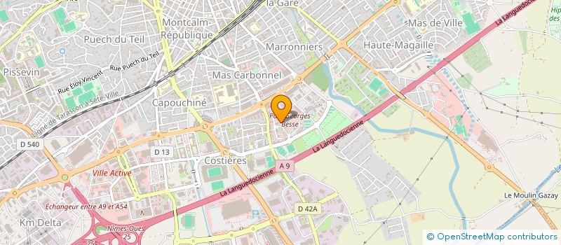 localisation de l'entreprise SCI G.L.S.G.  NIMES