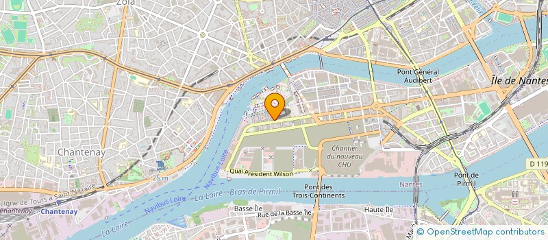 localisation de l'entreprise SCI G.L.V à NANTES