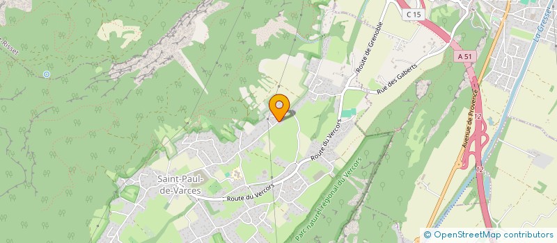 localisation de l'entreprise SCI G.LO.J  SAINT-PAUL-DE-VARCES