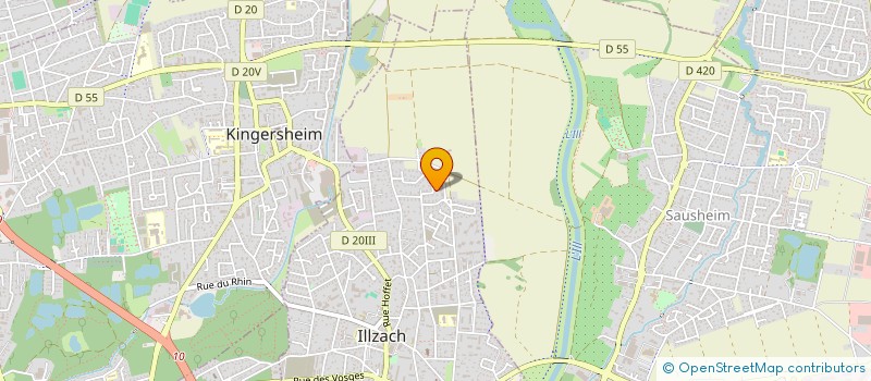 localisation de l'entreprise SCI G.M.  ILLZACH