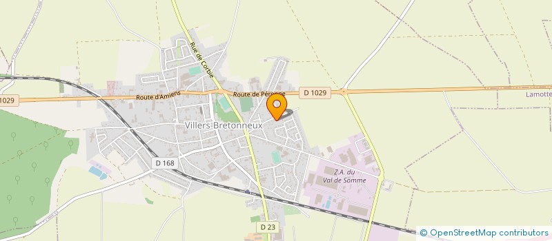 localisation de l'entreprise SCI G & M à VILLERS-BRETONNEUX