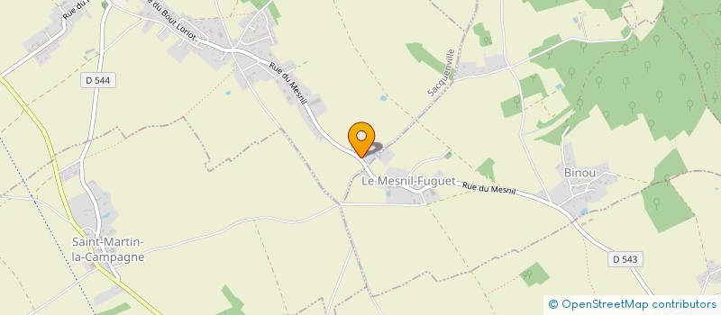 localisation de l'entreprise SCI G.M.A.  SACQUENVILLE