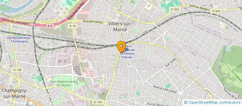 localisation de l'entreprise SCI G.M.B à VILLIERS-SUR-MARNE