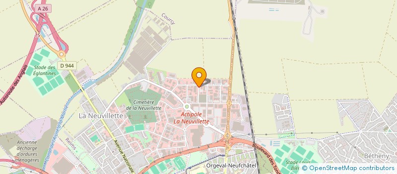 localisation de l'entreprise SCI G.M.B.  REIMS