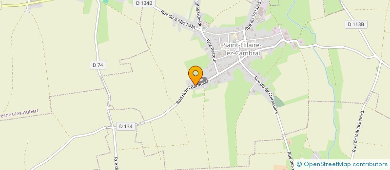 localisation de l'entreprise SCI G.M.B.D.R.  SAINT-HILAIRE-LEZ-CAMBRAI