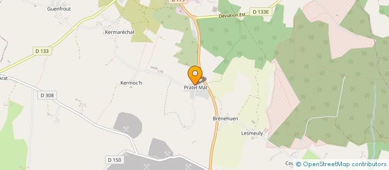 localisation de l'entreprise SCI G.M BOX  GRANDCHAMP