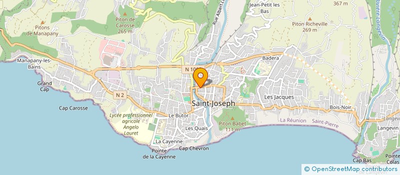 localisation de l'entreprise SCI G.M.C.A. à SAINT-JOSEPH