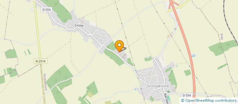 localisation de l'entreprise SCI G.M.C.C.F.  GROSSUVRE