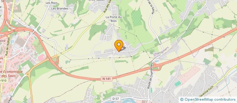 localisation de l'entreprise SCI G.M.C. IMMOBILIER CHARENTE à CHAMPNIERS