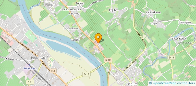 localisation de l'entreprise SCI G.M.C.S.  BEGUEY