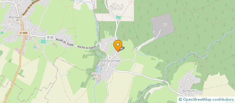 localisation de l'entreprise SCI G.M.C.V.B LA BOHEME  MONTCORNET