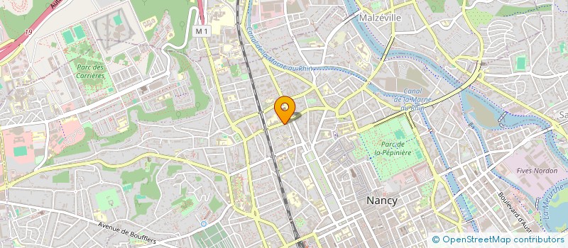 localisation de l'entreprise SCI G.M. ET FILS  NANCY