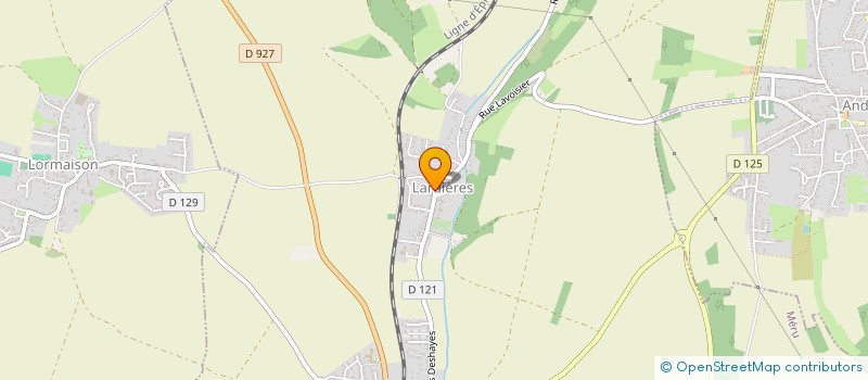 localisation de l'entreprise SCI G.M.F.F.  MERU