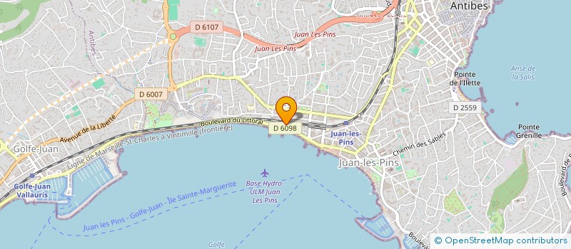 localisation de l'entreprise SCI G M FLEURS à ANTIBES