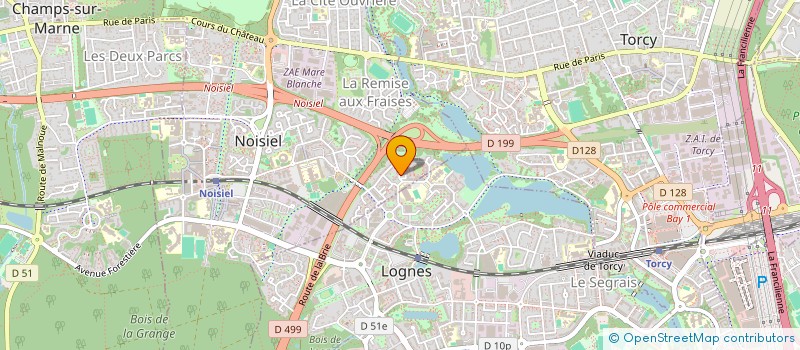 localisation de l'entreprise SCI G M G  NOISIEL