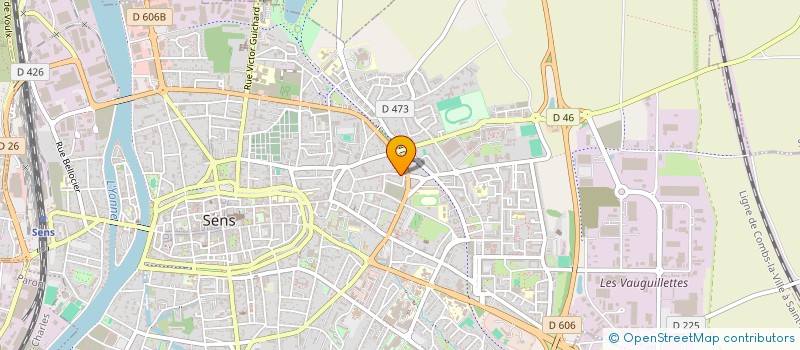 localisation de l'entreprise SCI G.M.K. à SENS
