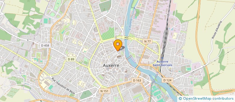 localisation de l'entreprise SCI G.M.L à AUXERRE