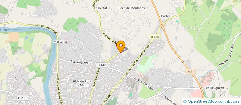 localisation de l'entreprise SCI G.M.R.  VILLENEUVE SUR LOT