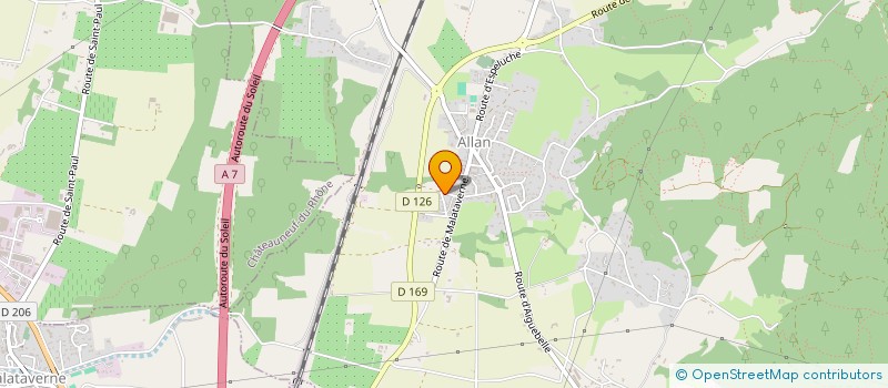 localisation de l'entreprise SCI G.M.R.A. à ALLAN