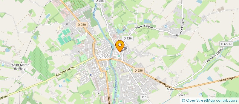 localisation de l'entreprise SCI G.M.S  NERAC