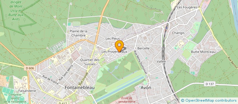 localisation de l'entreprise SCI G.M. SANTE  FONTAINEBLEAU