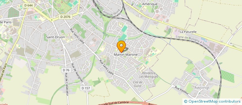 localisation de l'entreprise SCI G M T à CAMBRAI