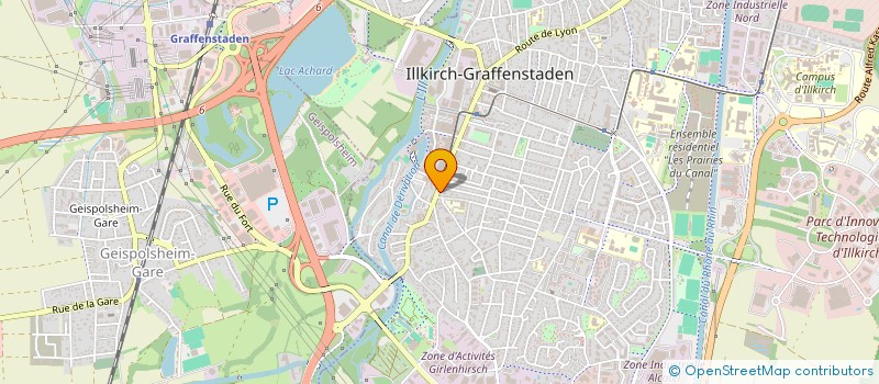 localisation de l'entreprise SCI G.M.V  ILLKIRCH-GRAFFENSTADEN