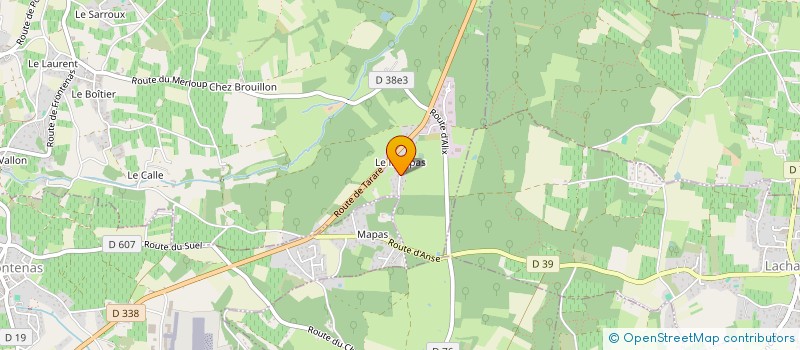 localisation de l'entreprise SCI G MEUNIER  THEIZE