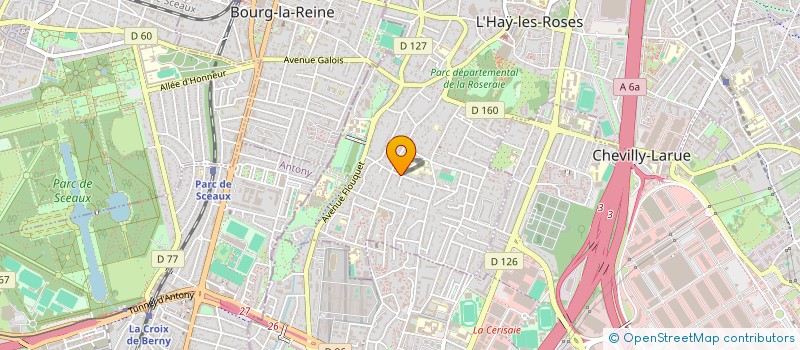 localisation de l'entreprise SCI G.MURY à L'HAY-LES-ROSES