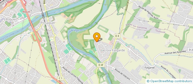 localisation de l'entreprise SCI G N  LACROIX-FALGARDE