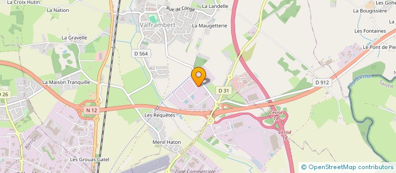 localisation de l'entreprise SCI G.N.D à VALFRAMBERT