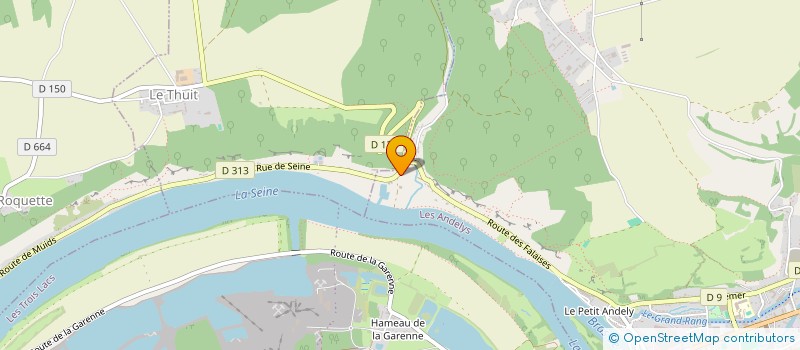 localisation de l'entreprise SCI G.N.D.A.  LA ROQUETTE