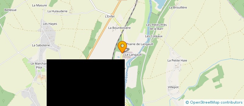 localisation de l'entreprise SCI G.N.S.  SAINT-HILAIRE-LA-GRAVELLE